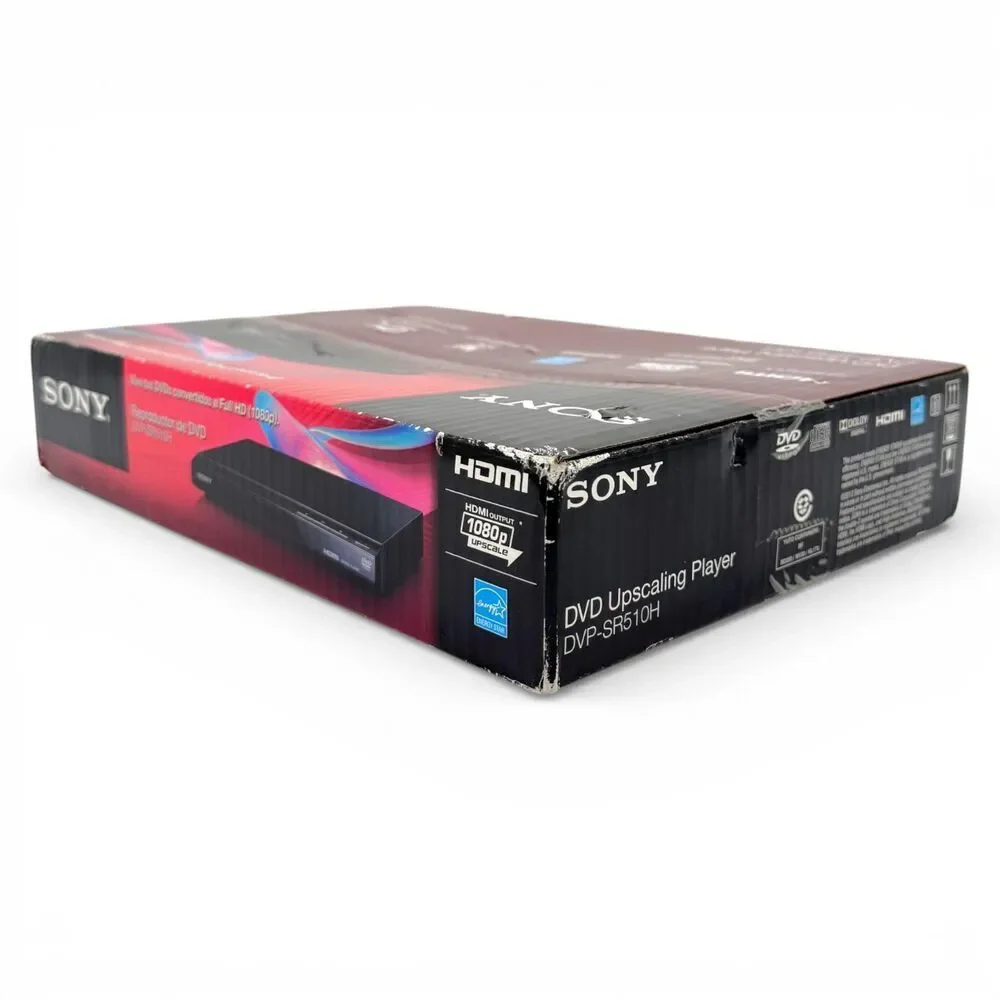 NEW Sealed Box Sony DVD 1080P Upscaling Player DVP-SR510H